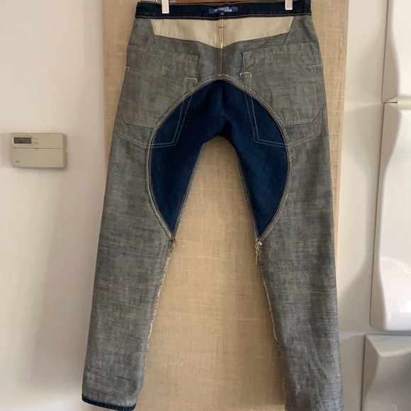 Junya watanabe double pocket, scarf pocket segment salvage jeans - Picture 12 of 13